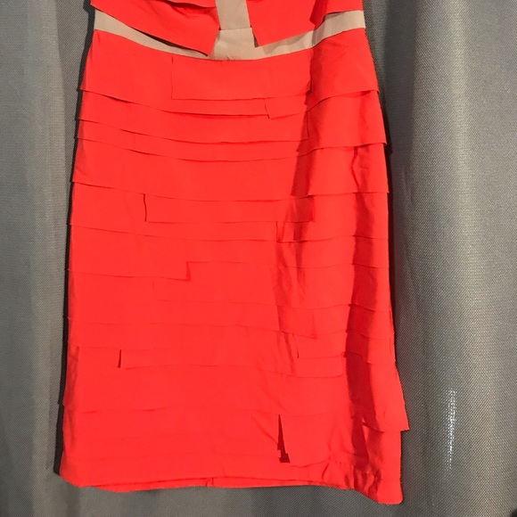 Gianni Bini strapless orange dress - Picture 2 of 6